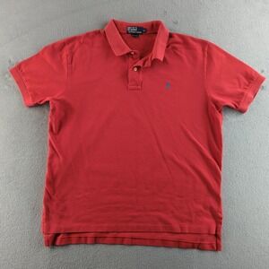 Vintage 90s Polo by Ralph Lauren Polo Shirt Mens XL Red Short Sleeve Cotton Logo